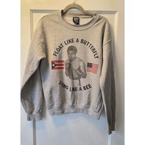 Muhammad Ali Sweatshirt Gray Vault Collection Mens Size Small *RARE